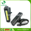 Promotional USB rechargeable COB 1W bicycle front light for mountain bike